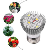 LED Grow Light Bulb Full Spectrum 28 LED E27 Socket Plant Light Bulb for Indoor Plants