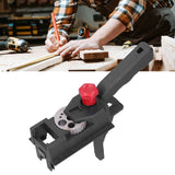 Handheld Dowel Jig Multifunction Flexible Adjustable Lightweight Portable Punch Locator - Extra Image