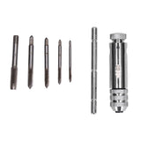 Ratchet Tap Wrench Rigid Hold 3 Positions Gear Box Adjustable Various Tap Sizes T Handle Tap Wrench for Faucet Reamer