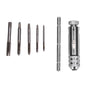 Ratchet Tap Wrench Rigid Hold 3 Positions Gear Box Adjustable Various Tap Sizes T Handle Tap Wrench for Faucet Reamer