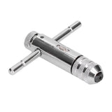 Ratchet Tap Wrench Rigid Hold 3 Positions Gear Box Adjustable Various Tap Sizes T Handle Tap Wrench for Faucet Reamer