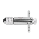 Ratchet Tap Wrench Rigid Hold 3 Positions Gear Box Adjustable Various Tap Sizes T Handle Tap Wrench for Faucet Reamer