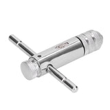 Ratchet Tap Wrench Rigid Hold 3 Positions Gear Box Adjustable Various Tap Sizes T Handle Tap Wrench for Faucet Reamer - Extra Image