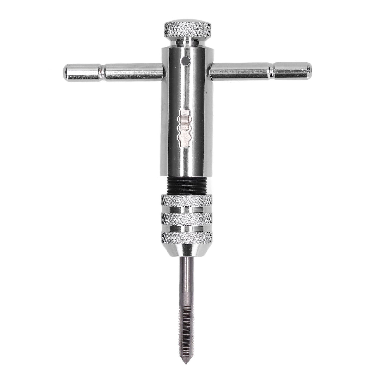 Ratchet Tap Wrench Rigid Hold 3 Positions Gear Box Adjustable Various Tap Sizes T Handle Tap Wrench for Faucet Reamer