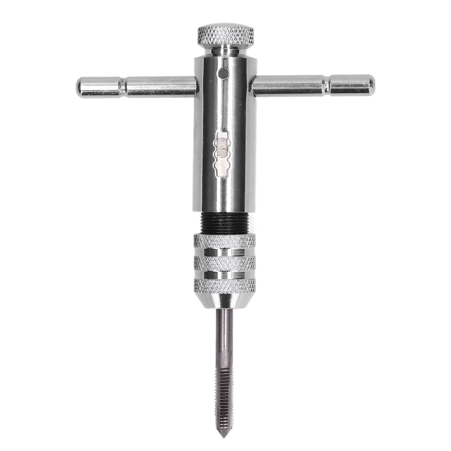 Ratchet Tap Wrench Rigid Hold 3 Positions Gear Box Adjustable Various Tap Sizes T Handle Tap Wrench for Faucet Reamer