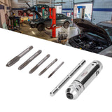Ratchet Tap Wrench Rigid Hold 3 Positions Gear Box Adjustable Various Tap Sizes T Handle Tap Wrench for Faucet Reamer