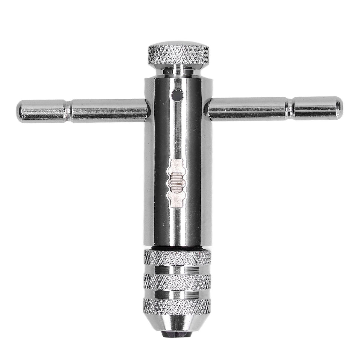Ratchet Tap Wrench Rigid Hold 3 Positions Gear Box Adjustable Various Tap Sizes T Handle Tap Wrench for Faucet Reamer