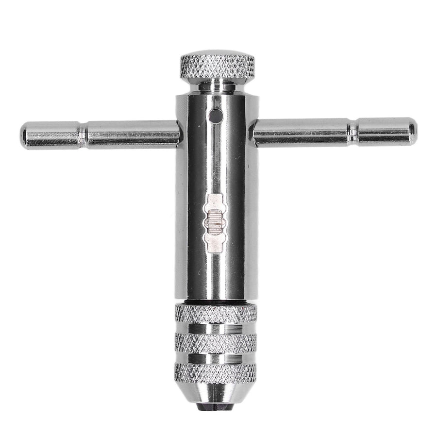 Ratchet Tap Wrench Rigid Hold 3 Positions Gear Box Adjustable Various Tap Sizes T Handle Tap Wrench for Faucet Reamer