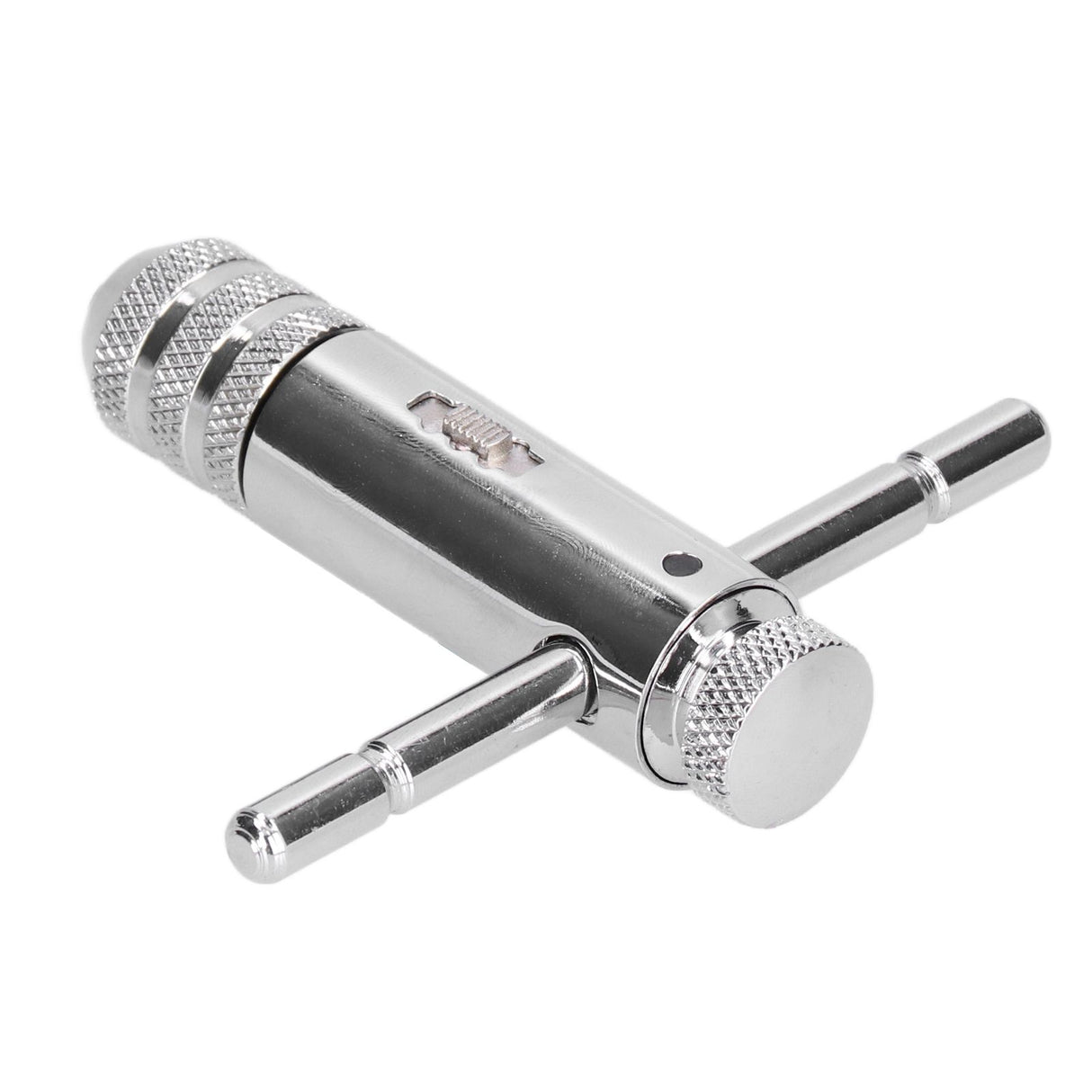 Ratchet Tap Wrench Rigid Hold 3 Positions Gear Box Adjustable Various Tap Sizes T Handle Tap Wrench for Faucet Reamer