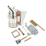 10Pcs/Set Beekeeping Kit Frame Grip Bee Brush Beehive Smoker Queen Bee Clip Wire Embedder Scraper Tools - Extra Image