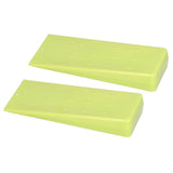 2 Pcs Chainsaw Wedges 8 Inch Green Chainsaw Felling Cutting Wedges Log Splitter Wedges