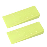 2 Pcs Chainsaw Wedges 8 Inch Green Chainsaw Felling Cutting Wedges Log Splitter Wedges