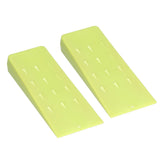 2 Pcs Chainsaw Wedges 8 Inch Green Chainsaw Felling Cutting Wedges Log Splitter Wedges
