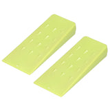 2 Pcs Chainsaw Wedges 8 Inch Green Chainsaw Felling Cutting Wedges Log Splitter Wedges