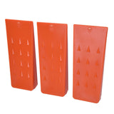 3pcs 8in Felling Wedges Spiked Plastic Safe Logging Tools for Chainsaws Tree Cutting