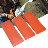 3pcs 8in Felling Wedges Spiked Plastic Safe Logging Tools for Chainsaws Tree Cutting