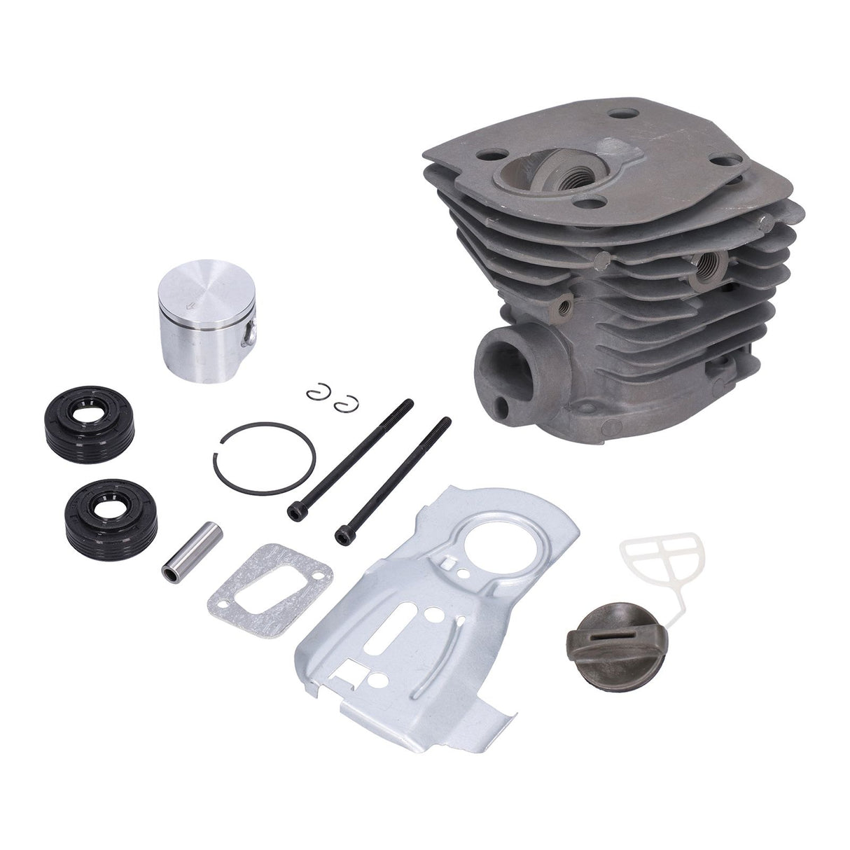 44mm Cylinder Piston Oil Seal Top End Rebuild Kit 503869971 Replacement for Husqvarna 340 345 350 Chain Saw