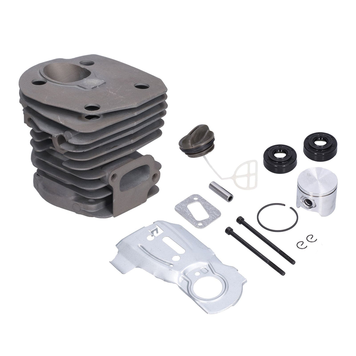 44mm Cylinder Piston Oil Seal Top End Rebuild Kit 503869971 Replacement for Husqvarna 340 345 350 Chain Saw