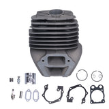 Cylinder Piston Kit 51mm 2in Cylinder Piston Gasket Replacement for Husqvarna K750 K760 Concrete Saw 520 75 73 02