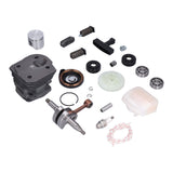 Cylinder Piston Assembly Oil Seal Crankshaft Spark Plug Kit 537253002 Replacement for Husqvarna 340 345 350 Chain Saw