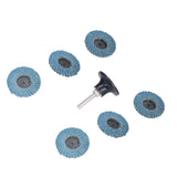 31PCS 2in/5cm Flat Flap Disc 40/60/80 Grits Blue Zirconia Alumina for Grinding Blending Sanding - Extra Image