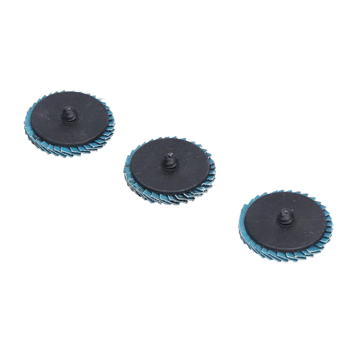 31PCS 2in/5cm Flat Flap Disc 40/60/80 Grits Blue Zirconia Alumina for Grinding Blending Sanding