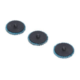 31PCS 2in/5cm Flat Flap Disc 40/60/80 Grits Blue Zirconia Alumina for Grinding Blending Sanding