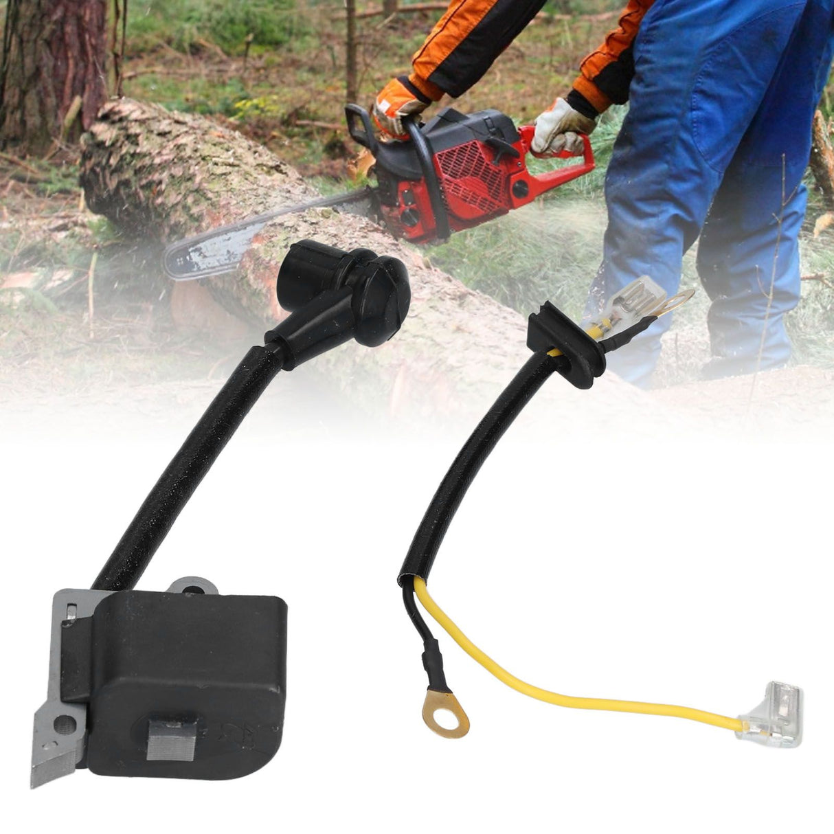 Ignition Coil Steel Rubber Automotive Ignition Coil Packs for Poulan 2200 2500 2600 Chain Saw