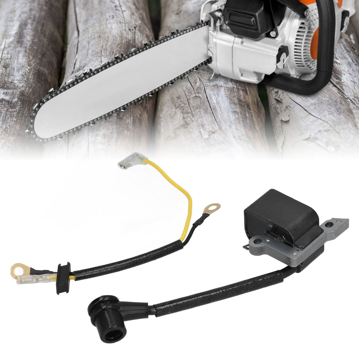 Ignition Coil Steel Rubber Automotive Ignition Coil Packs for Poulan 2200 2500 2600 Chain Saw