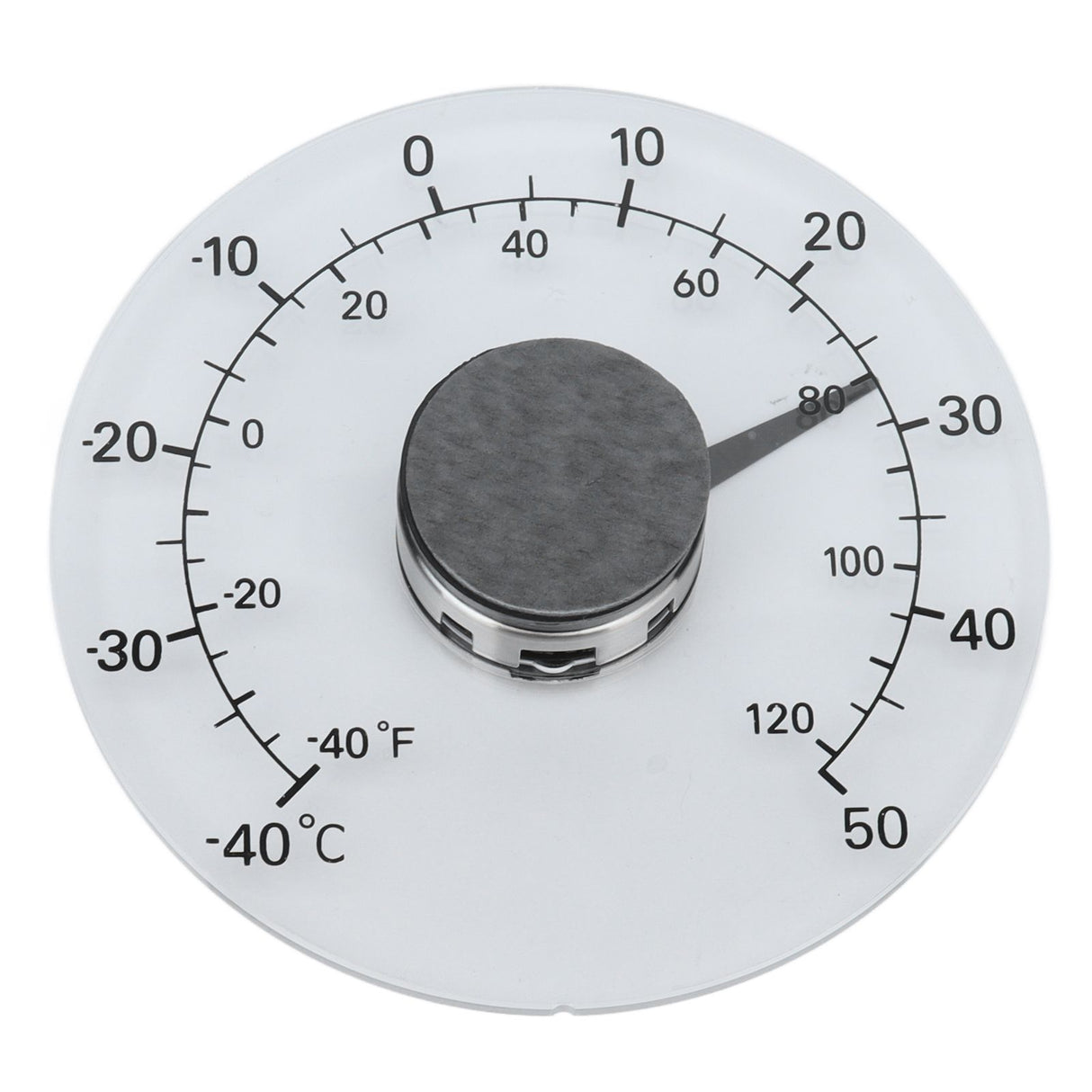 Outdoor Thermometer Adhesive Transparent Waterproof Door Window Temperature Meter for Farm Home