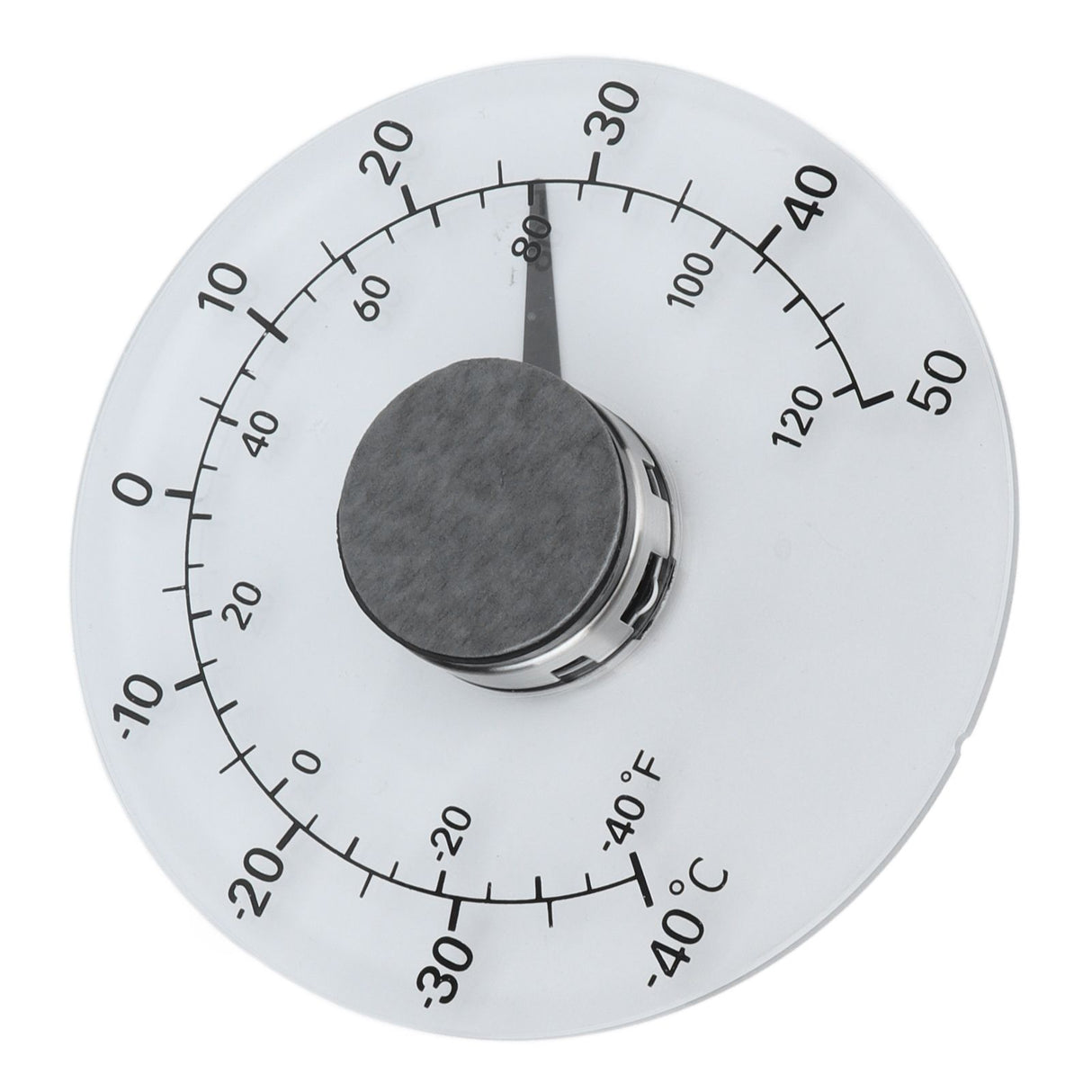 Outdoor Thermometer Adhesive Transparent Waterproof Door Window Temperature Meter for Farm Home