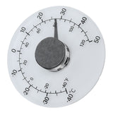 Outdoor Thermometer Adhesive Transparent Waterproof Door Window Temperature Meter for Farm Home - Side View