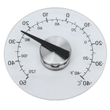 Outdoor Thermometer Adhesive Transparent Waterproof Door Window Temperature Meter for Farm Home - Top-Down View