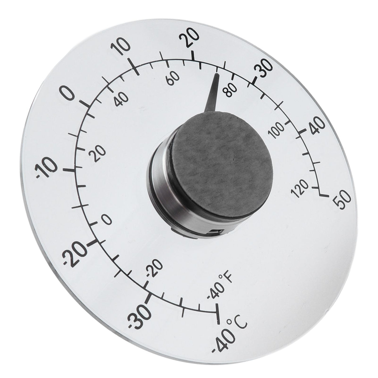 Outdoor Thermometer Adhesive Transparent Waterproof Door Window Temperature Meter for Farm Home