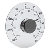 Outdoor Thermometer Adhesive Transparent Waterproof Door Window Temperature Meter for Farm Home