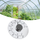 Outdoor Thermometer Adhesive Transparent Waterproof Door Window Temperature Meter for Farm Home - Extra Image