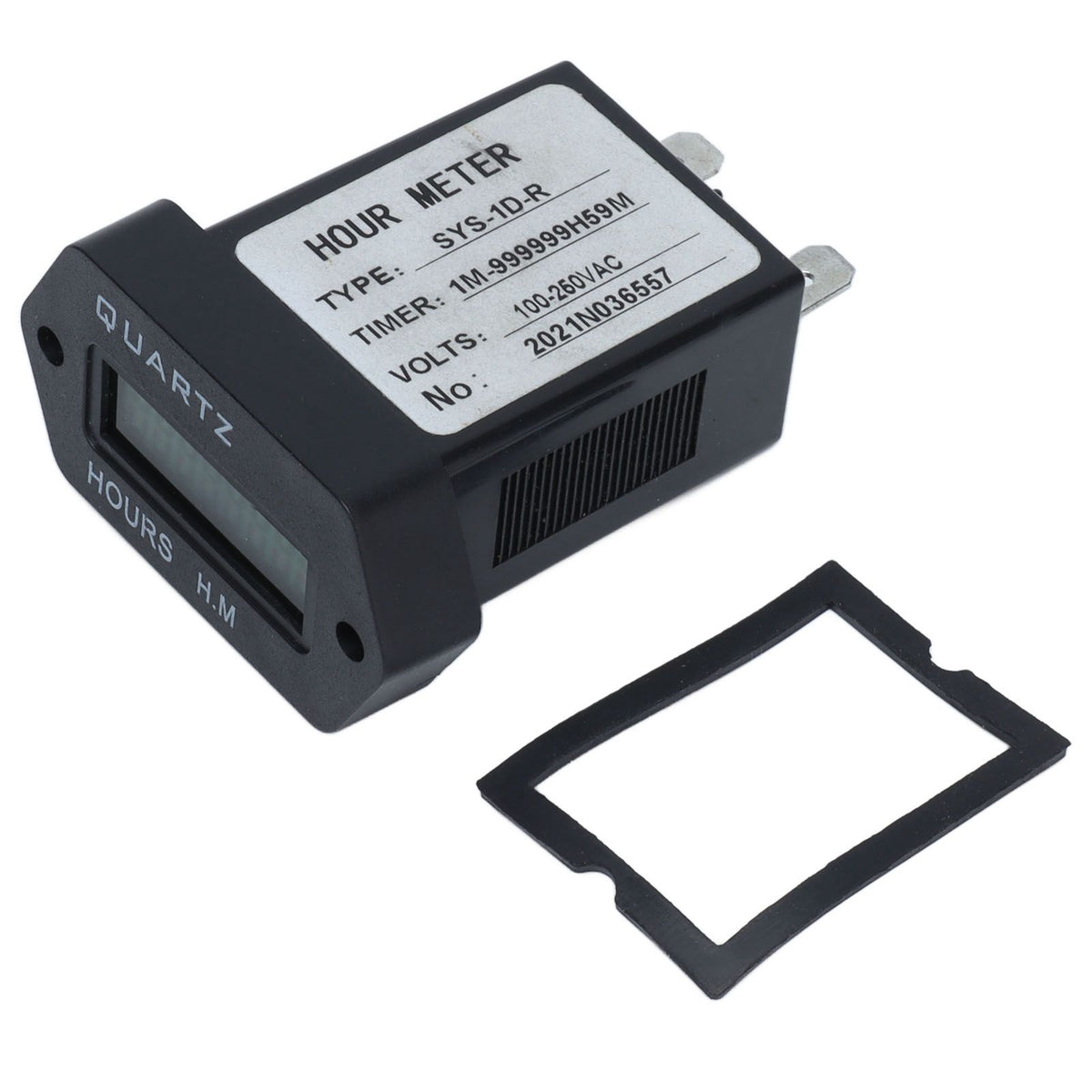 Industrial Time Counter Stable High Accuracy Digital Display Timer With Rubber Ring for Generator Excavator Lawn Mower