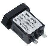 Industrial Time Counter Stable High Accuracy Digital Display Timer With Rubber Ring for Generator Excavator Lawn Mower - 45-Degree Angle
