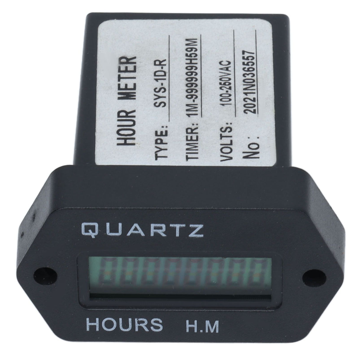 Industrial Time Counter Stable High Accuracy Digital Display Timer With Rubber Ring for Generator Excavator Lawn Mower