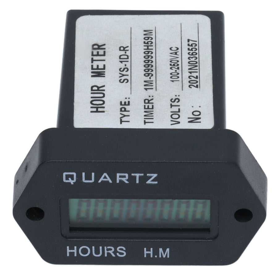 Industrial Time Counter Stable High Accuracy Digital Display Timer With Rubber Ring for Generator Excavator Lawn Mower