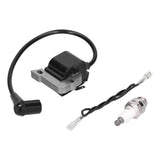 Ignition Coil Module with Spark Plug Suitable for JONSERED Chain Saw 450 455 525 535 490 590