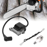 Ignition Coil Module with Spark Plug Suitable for JONSERED Chain Saw 450 455 525 535 490 590 - Extra Image