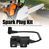 Spark Plug Kit Ignition Coil and Spark Plug with Wire Set for Husqvarna for Jonsered - Extra Image