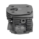 Cylinder Piston Kit Cylinder Piston Pressure Reducing Valve Paper Pad 45mm for Husqvarna 350 353 - 45-Degree Angle