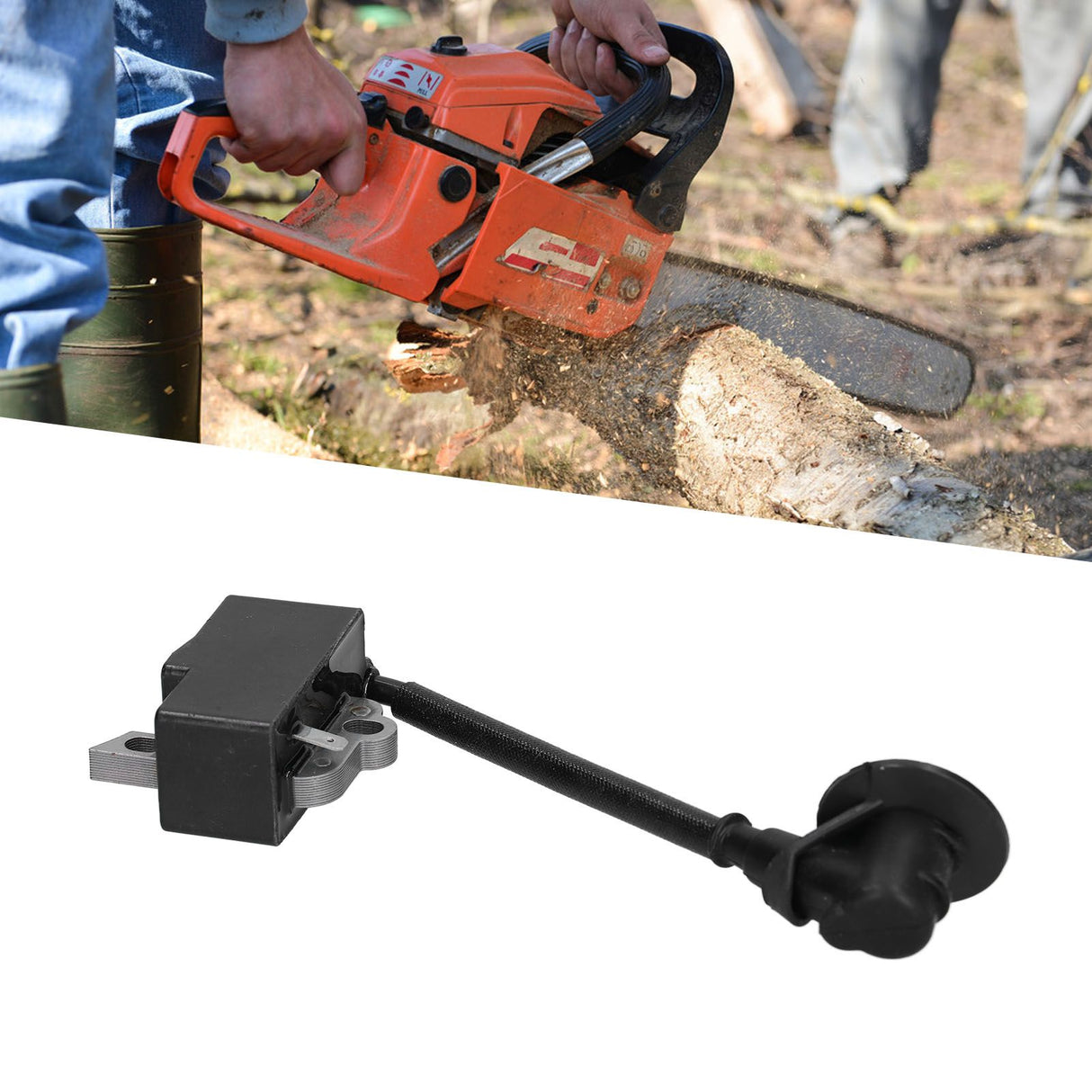 Ignition Coil Wear Resistant Replacement 1141 400 1307 Chain Saw Parts for STIHL Ms251 Ms261c