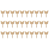 30PCS Plant Label Wood Plant Tag Eco Friendly Garden Flower Potted Plant Sign for Greenhouse