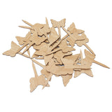 30PCS Plant Label Wood Plant Tag Eco Friendly Garden Flower Potted Plant Sign for Greenhouse