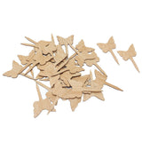 30PCS Plant Label Wood Plant Tag Eco Friendly Garden Flower Potted Plant Sign for Greenhouse
