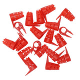 20pcs Queen Bee Cages Small Plastic Protective Safe Bee Cells Cover for Beekeeping Equipment