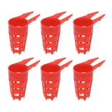 20pcs Queen Bee Cages Small Plastic Protective Safe Bee Cells Cover for Beekeeping Equipment - Side View